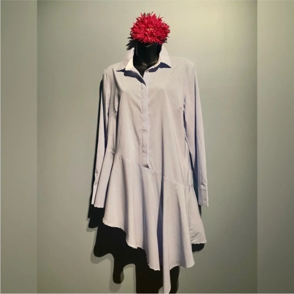 b.young Asymmetrical Dress Shirt size 8 - Picture 6 of 13